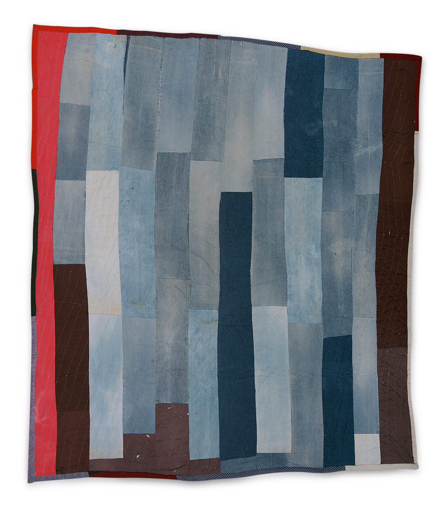 Loretta Pettway - "Bars" work-clothes quilt - Master Image