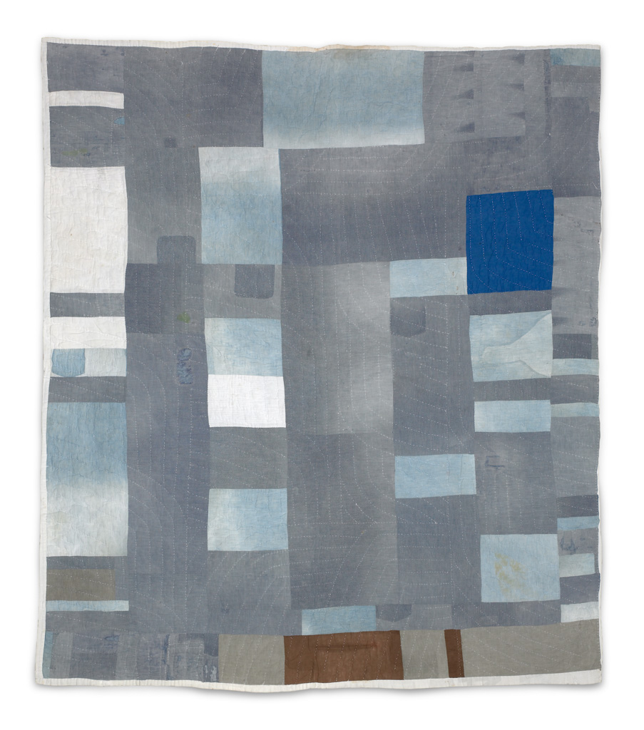 Lucy Mingo - Blocks and strips work-clothes quilt - Master Image