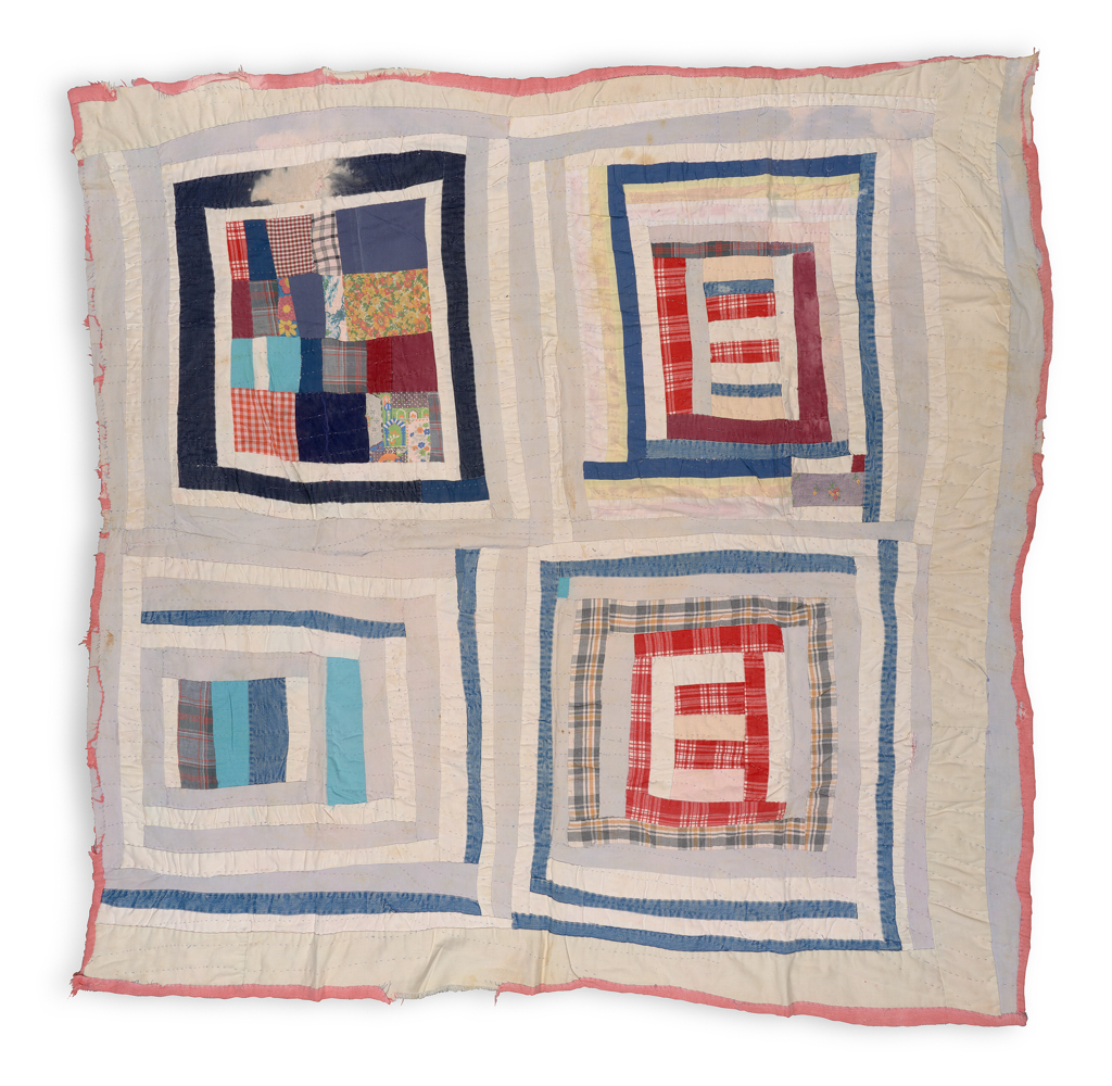 Delia Bennett - "Housetop"—four-block variation - Master Image