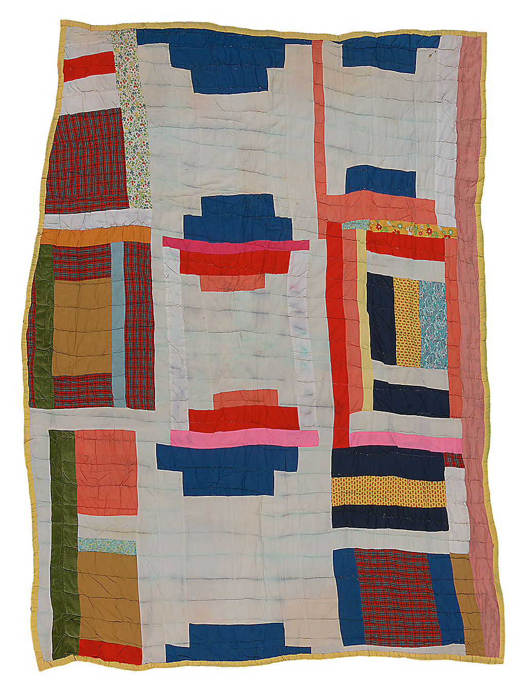 Two Sided Quilt 1 Nine Block Log Cabin Variation And 2
