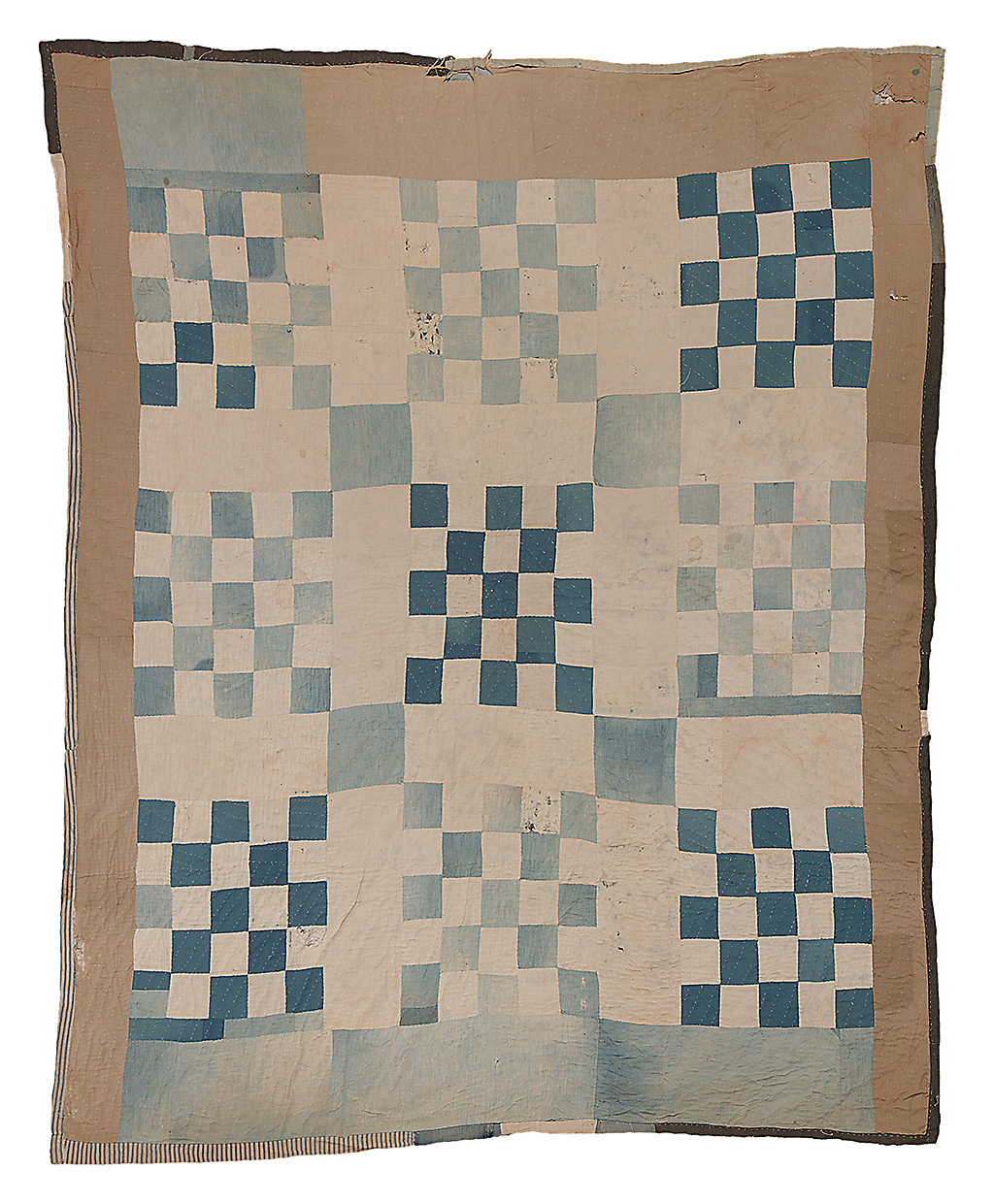 RCG - Two-sided work-clothes quilt: "Twenty-five Patch" - Master Image