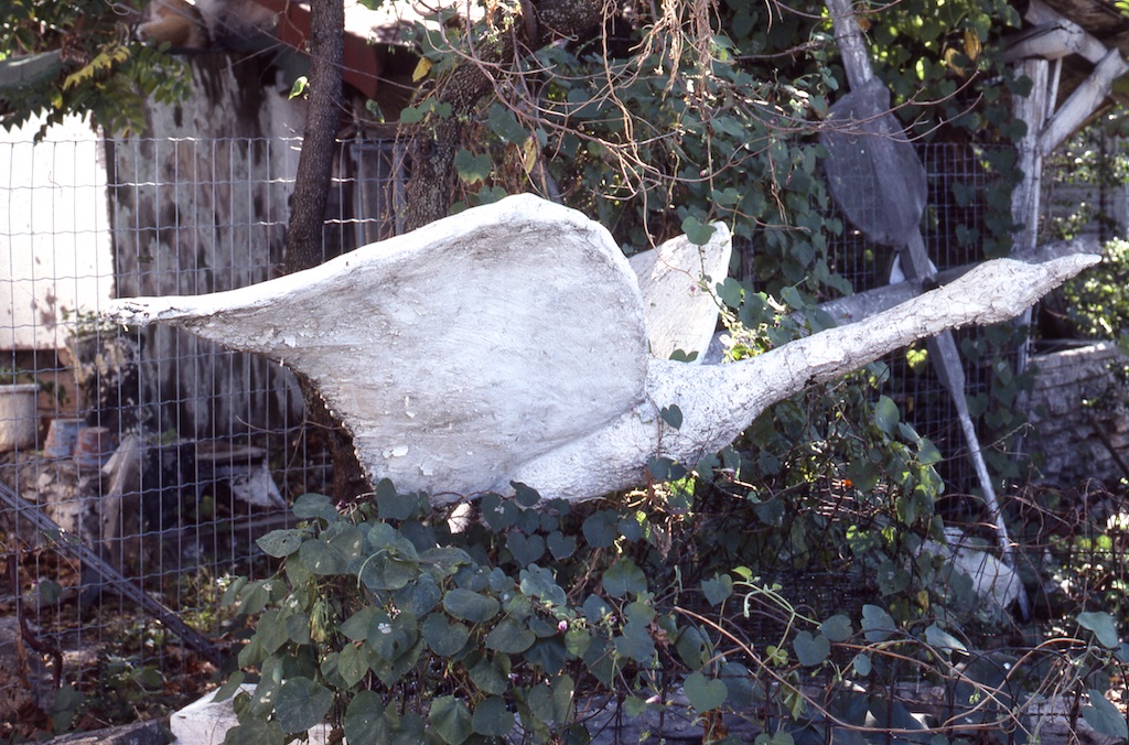 EMB Untitled sculpture in yard