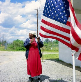 Bettie Bendolph Seltzer working at the Post Office