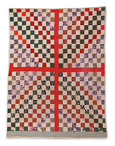 PB - Checkerboard—four-block variation divided by a cross - Master Image