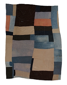 Lucy Mooney - Blocks and strips work-clothes quilt - Master Image