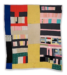 Sue Willie Seltzer - String-pieced blocks and bars - Master Image