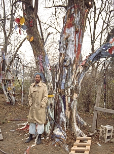 CW - Charles Williams in his yard - Master Image