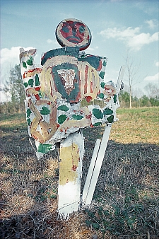 MTS - Scarecrow in Mary T. Smith's yard