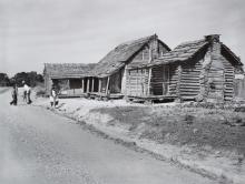 Gee's Bend cabins in 1937