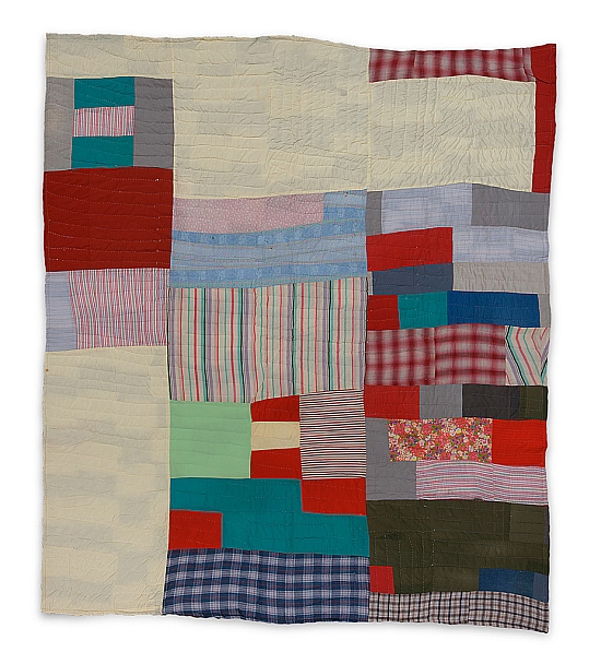 EBP - Two-sided quilt: Blocks and "One Patch"—stacked squares and rectangles variation (1) - Master Image