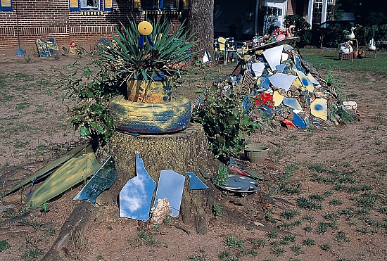 BA - Painted rock-and-mirror grouping - Master Image