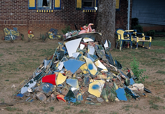 BA - Painted rock-and-mirror grouping - Master Image